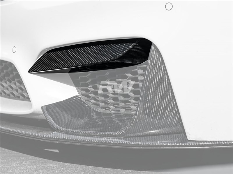 RW Carbon BMW F8X M3/M4 Upper Carbon Fiber Splitters