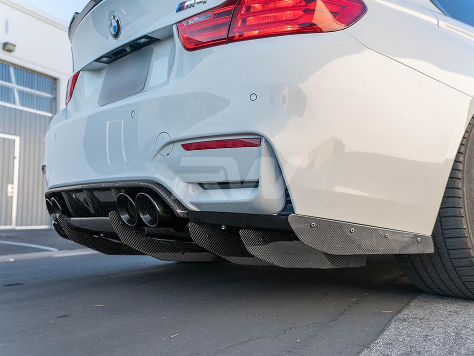 RW Carbon BMW F8X M3/M4 Varis Style CF Diffuser+Undertray