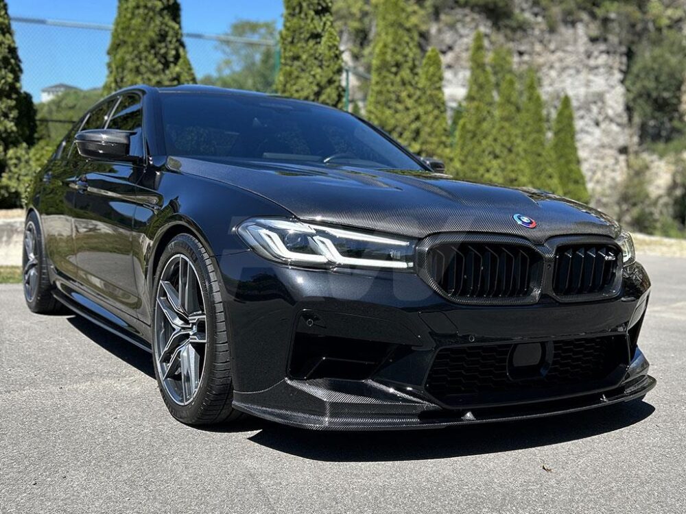 RW Carbon BMW F90 LCI 3D Style Carbon Fiber Front Lip - Image 6