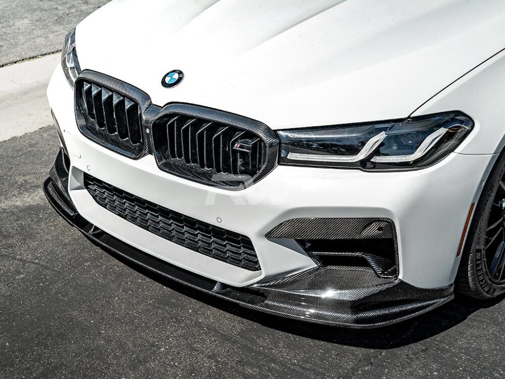RW Carbon BMW F90 LCI 3D Style Carbon Fiber Front Lip