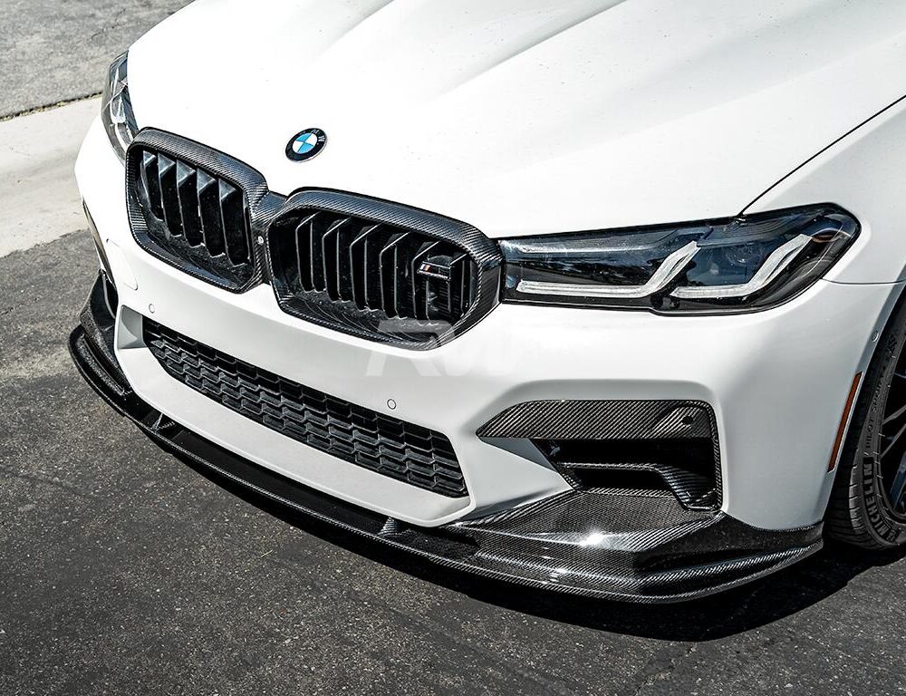 RW Carbon BMW F90 LCI 3D Style Carbon Fiber Front Lip