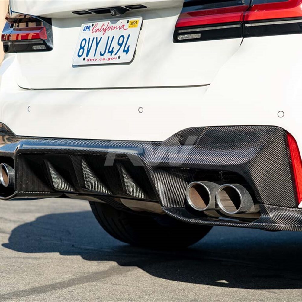 RW Carbon BMW F90 M5 3D Style Carbon Fiber Diffuser