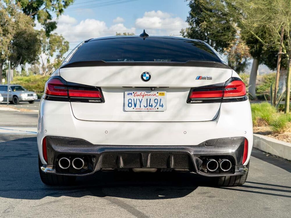 RW Carbon BMW F90 M5 3D Style Carbon Fiber Diffuser - Image 6