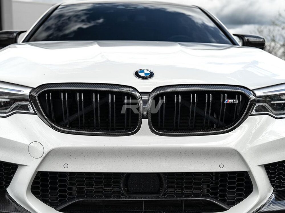 RW Carbon BMW F90 M5 Carbon Fiber Grille Surrounds - Image 16