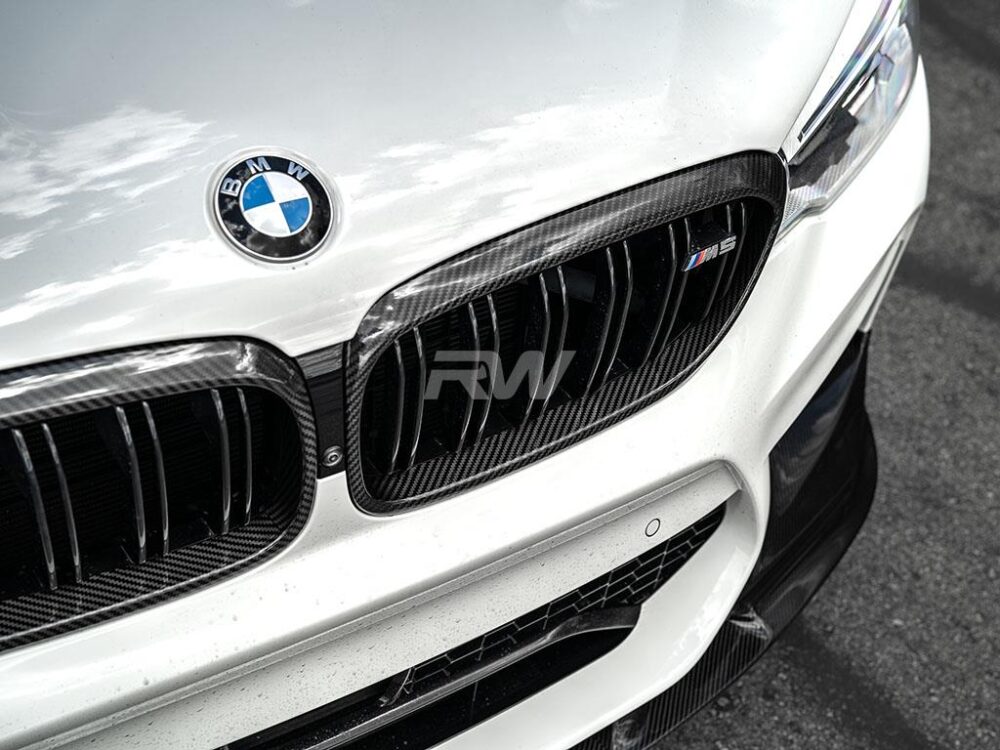 RW Carbon BMW F90 M5 Carbon Fiber Grille Surrounds - Image 15