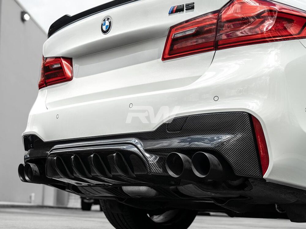 RW Carbon BMW F90 M5 DTM+ Carbon Fiber Rear Diffuser