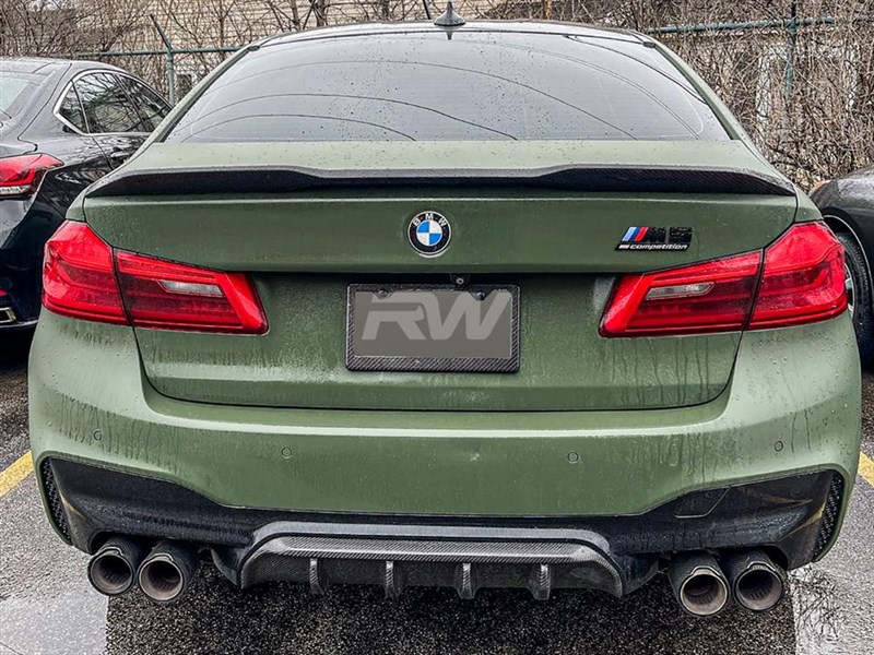 RW Carbon BMW F90 M5 DTM Carbon Fiber Rear Diffuser