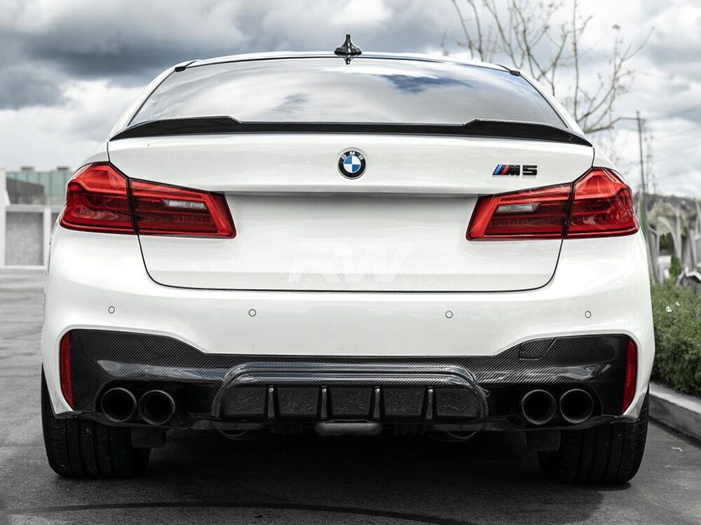 RW Carbon BMW F90 M5 DTM+ Carbon Fiber Rear Diffuser - Image 12