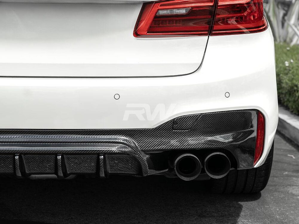 RW Carbon BMW F90 M5 DTM+ Carbon Fiber Rear Diffuser - Image 11