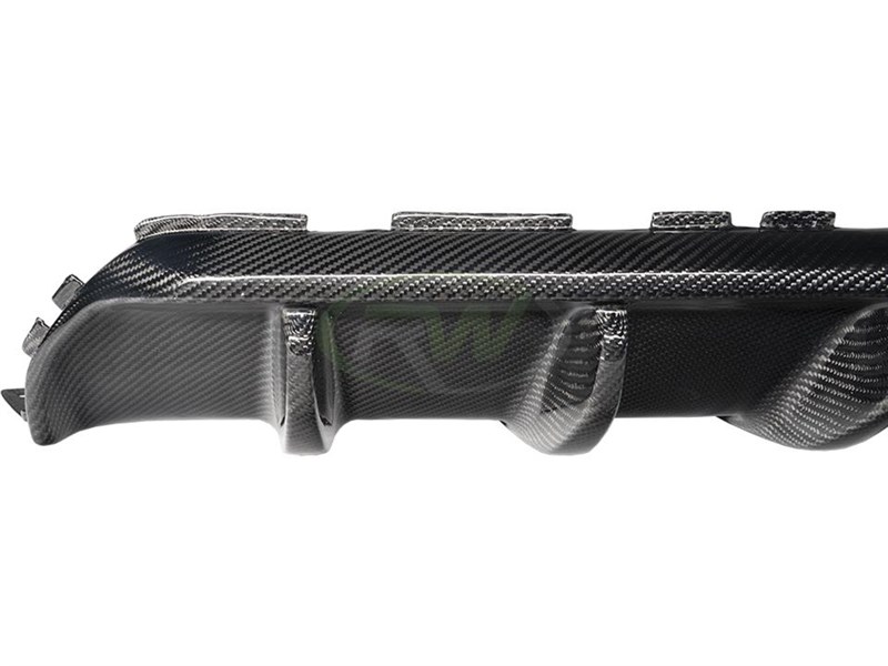 Alternative view of RW Carbon BMW F90 M5 DTM Carbon Fiber Rear Diffuser