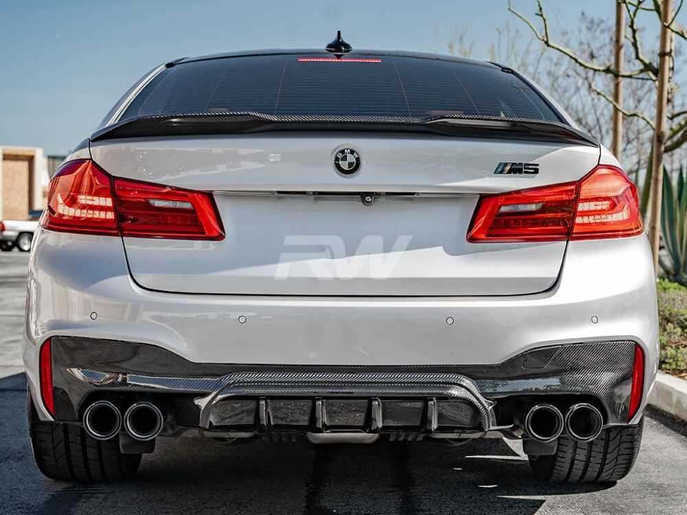 RW Carbon BMW F90 M5 DTM+ Carbon Fiber Rear Diffuser - Image 9