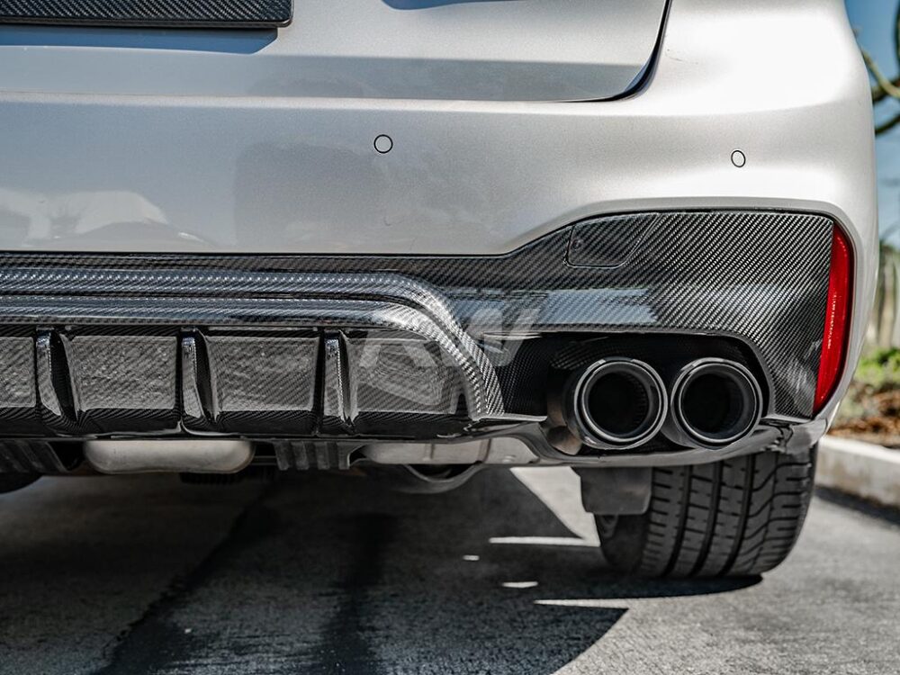 RW Carbon BMW F90 M5 DTM+ Carbon Fiber Rear Diffuser - Image 8