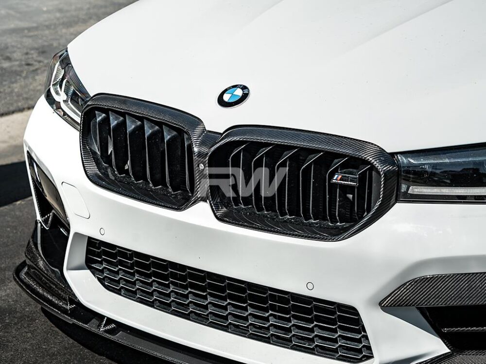 RW Carbon BMW F90 M5 G30 LCI CF Grille Surrounds - Image 7