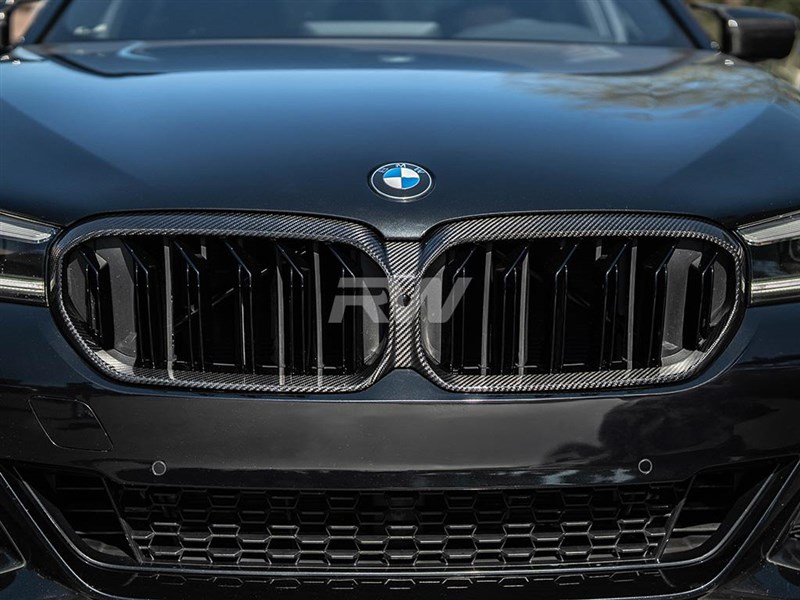 RW Carbon BMW F90 M5 G30 LCI CF Replacement Grille