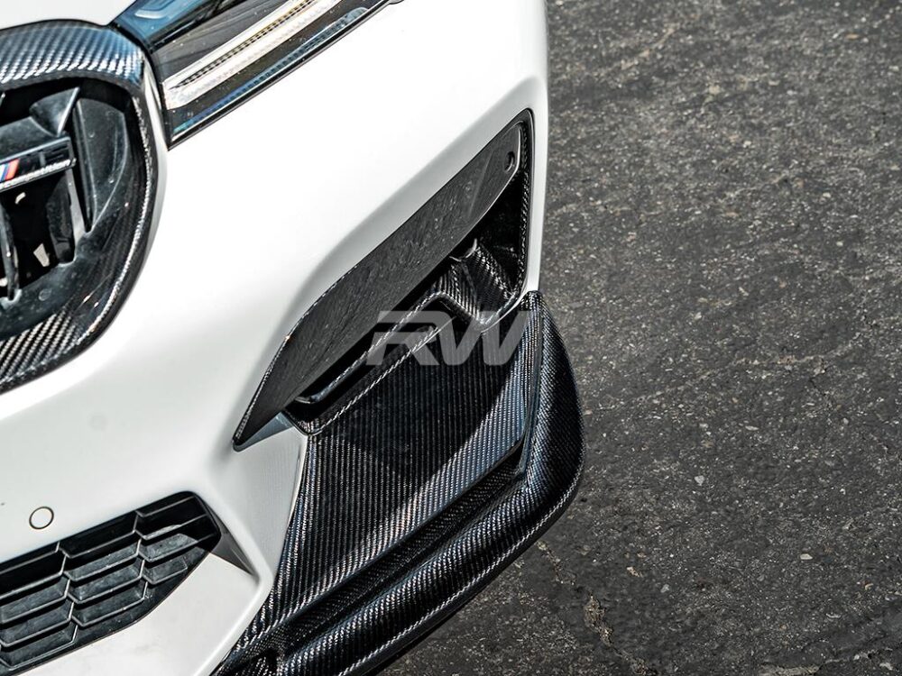 RW Carbon BMW F90 M5 LCI Carbon Fiber Duct Trims - Image 4