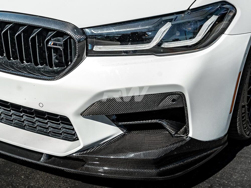 RW Carbon BMW F90 M5 LCI Carbon Fiber Duct Trims - Image 13