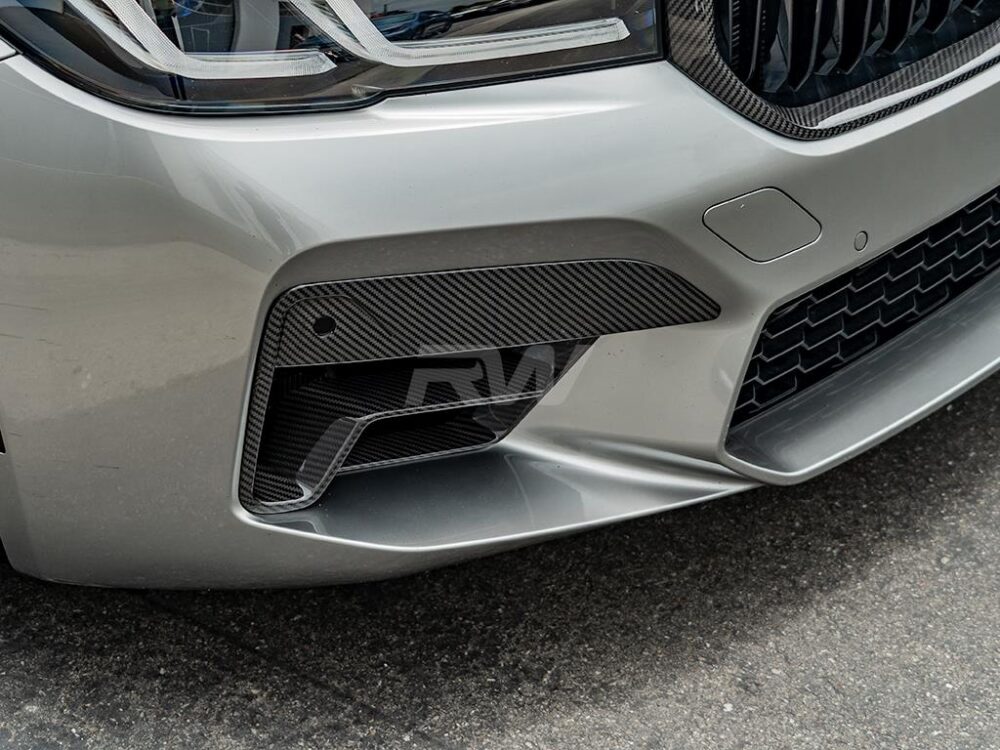 RW Carbon BMW F90 M5 LCI Carbon Fiber Duct Trims - Image 12
