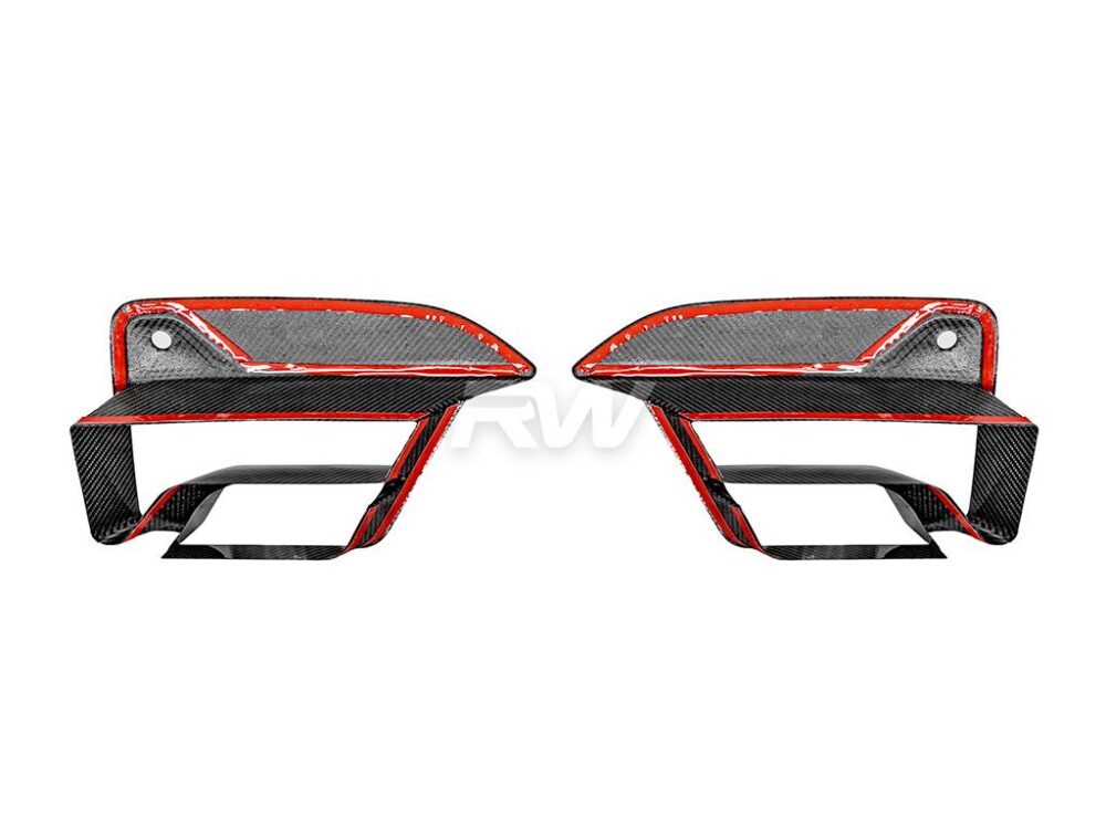 RW Carbon BMW F90 M5 LCI Carbon Fiber Duct Trims - Image 9