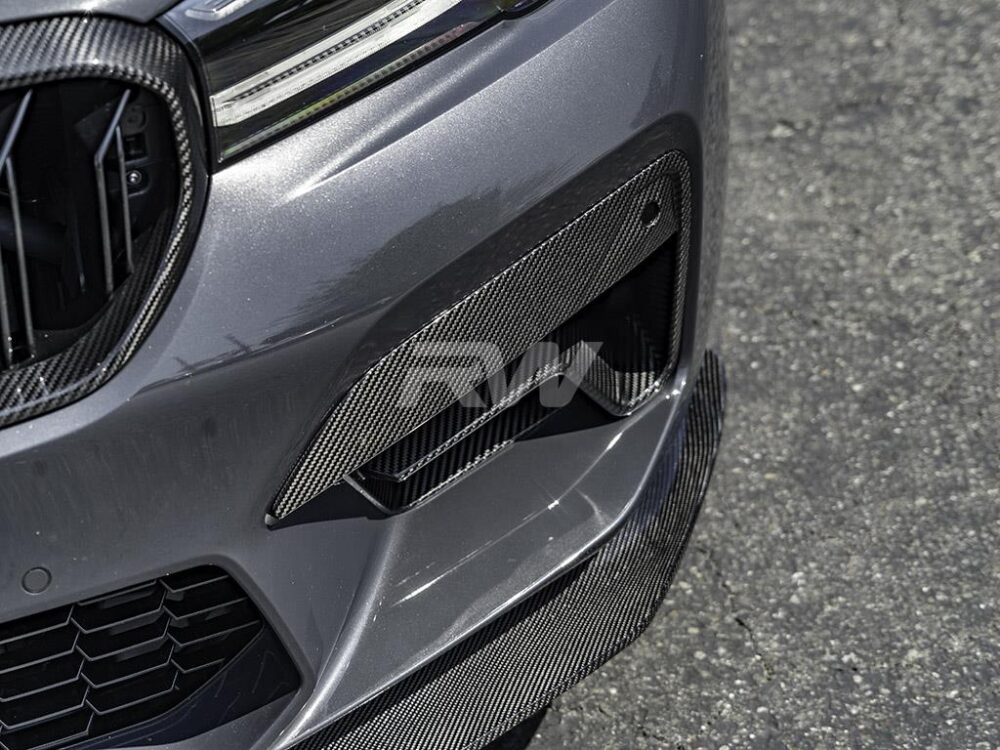 RW Carbon BMW F90 M5 LCI Carbon Fiber Duct Trims - Image 8