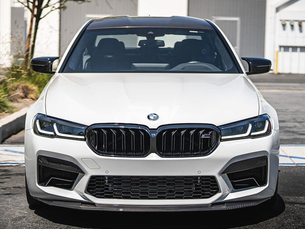 RW Carbon BMW F90 M5 LCI GTS Style Carbon Fiber Front Lip - Image 9