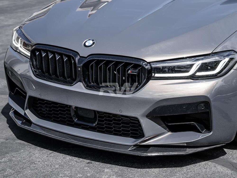RW Carbon BMW F90 M5 LCI GTS Style Carbon Fiber Front Lip - Image 14