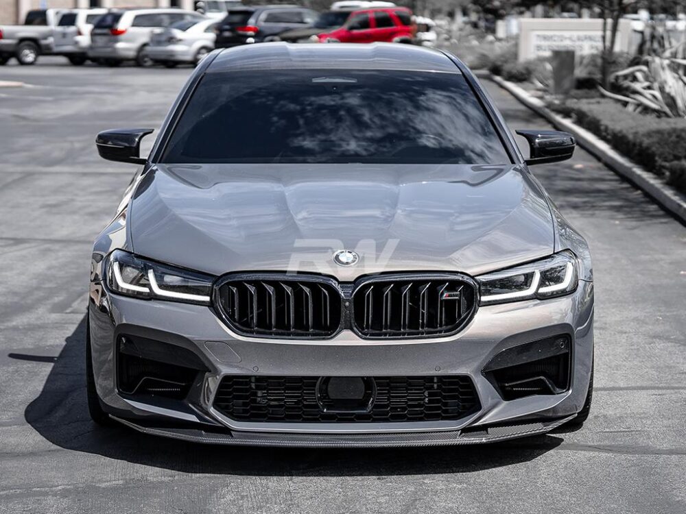 RW Carbon BMW F90 M5 LCI GTS Style Carbon Fiber Front Lip - Image 13
