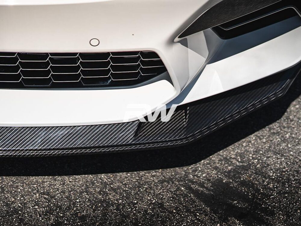 RW Carbon BMW F90 M5 LCI GTS Style Carbon Fiber Front Lip - Image 12