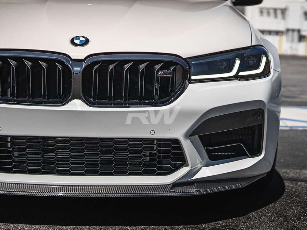 RW Carbon BMW F90 M5 LCI GTS Style Carbon Fiber Front Lip - Image 11