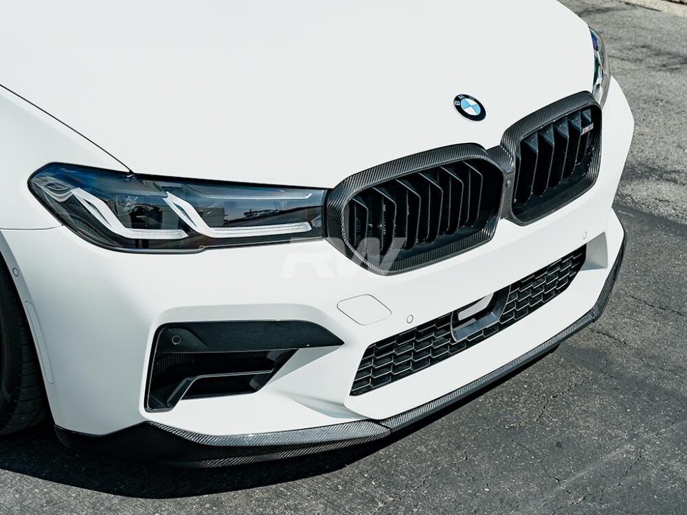 RW Carbon BMW F90 M5 LCI Performance Style V1 Carbon Fiber Front Lip