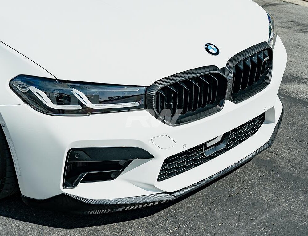 RW Carbon BMW F90 M5 LCI Performance Style V1 Carbon Fiber Front Lip