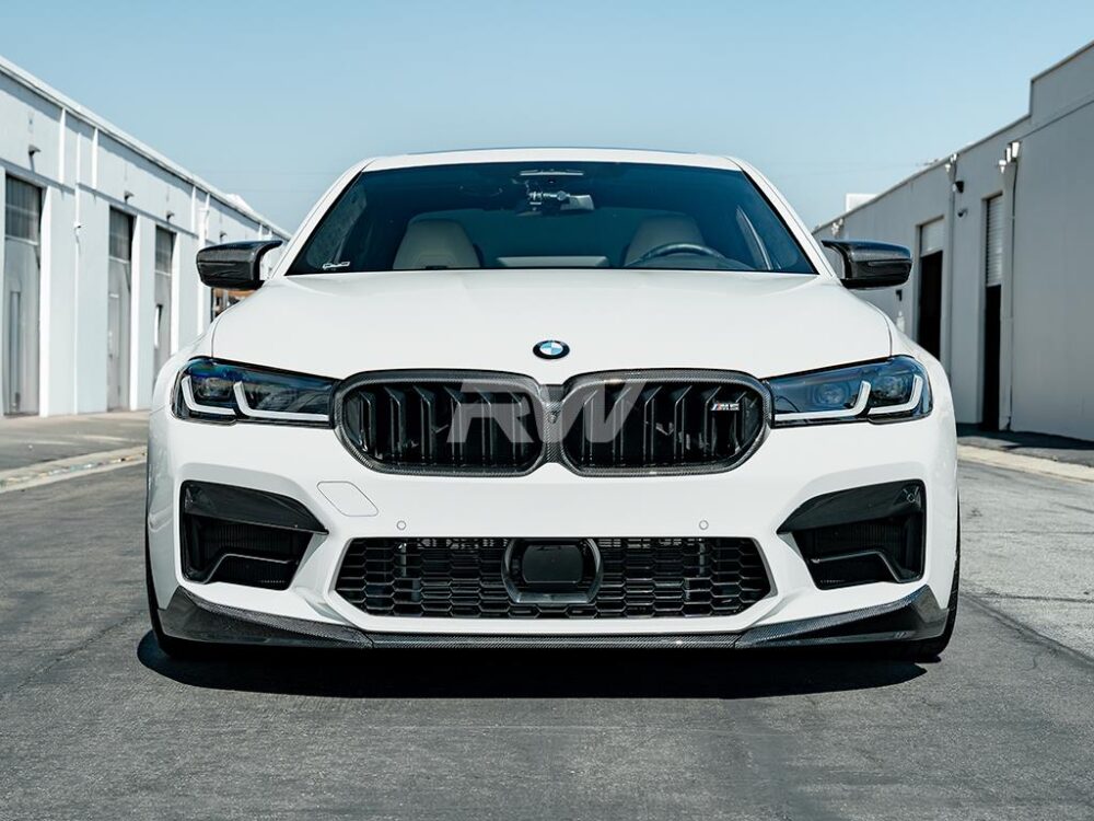 RW Carbon BMW F90 M5 LCI Performance Style V1 Carbon Fiber Front Lip - Image 5