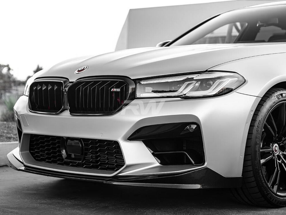RW Carbon BMW F90 M5 LCI Performance V2 CF Front Lip Spoiler - Image 12