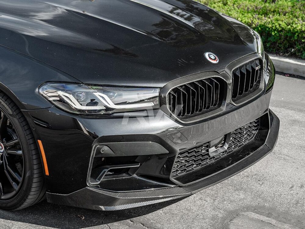 RW Carbon BMW F90 M5 LCI Performance V2 CF Front Lip Spoiler