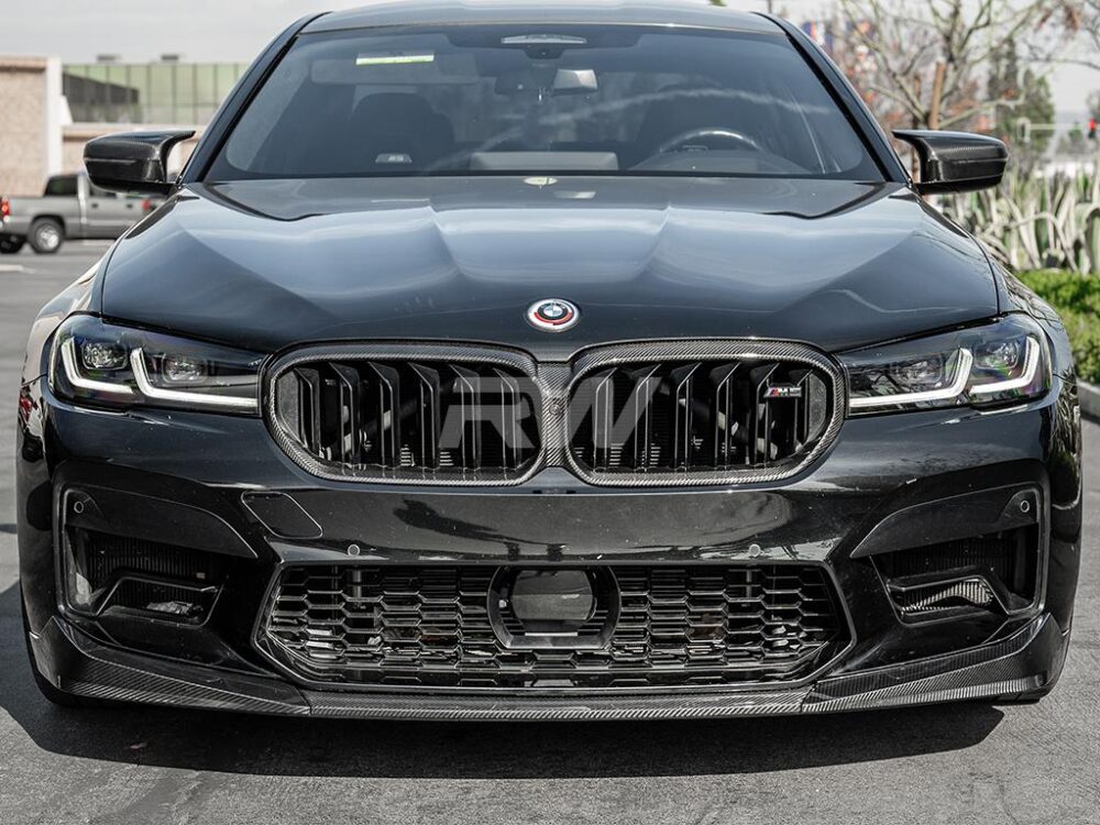 RW Carbon BMW F90 M5 LCI Performance V2 CF Front Lip Spoiler - Image 9