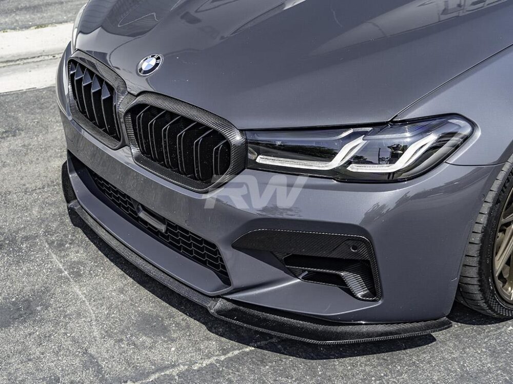 RW Carbon BMW F90 M5 LCI RWS Carbon Fiber Front Lip - Image 13