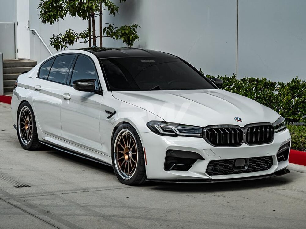 RW Carbon BMW F90 M5 LCI RWS Carbon Fiber Front Lip - Image 3