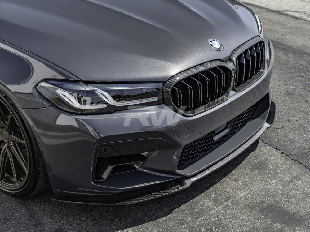 RW Carbon BMW F90 M5 LCI RWS Carbon Fiber Front Lip - Image 10