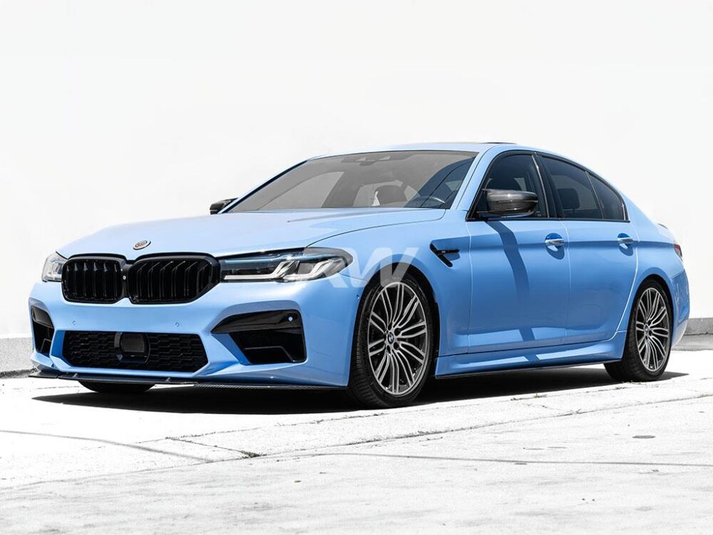 RW Carbon BMW F90 M5 LCI S-Style Carbon Fiber Front Lip - Image 6