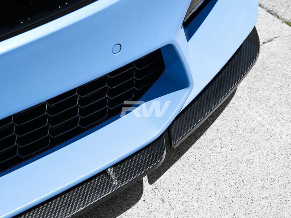 RW Carbon BMW F90 M5 LCI S-Style Carbon Fiber Front Lip - Image 4