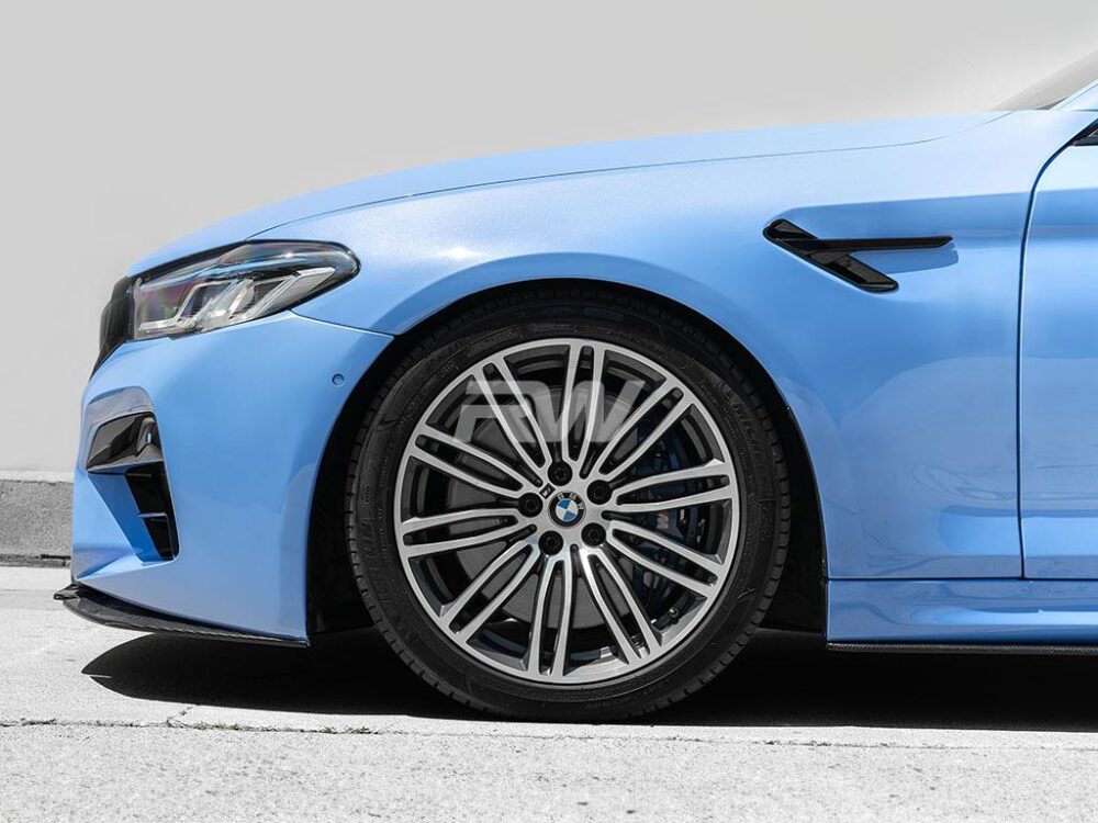 RW Carbon BMW F90 M5 LCI S-Style Carbon Fiber Front Lip - Image 5