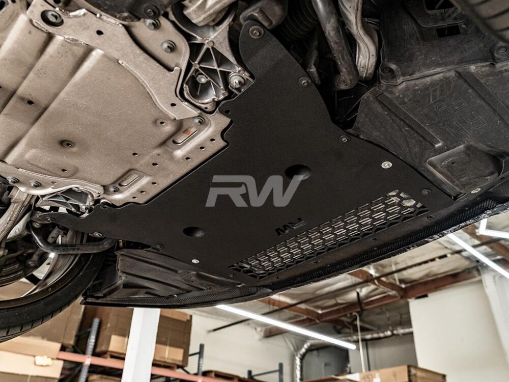 RW Carbon BMW F90 M5 Oil Cooler Guard - Image 3