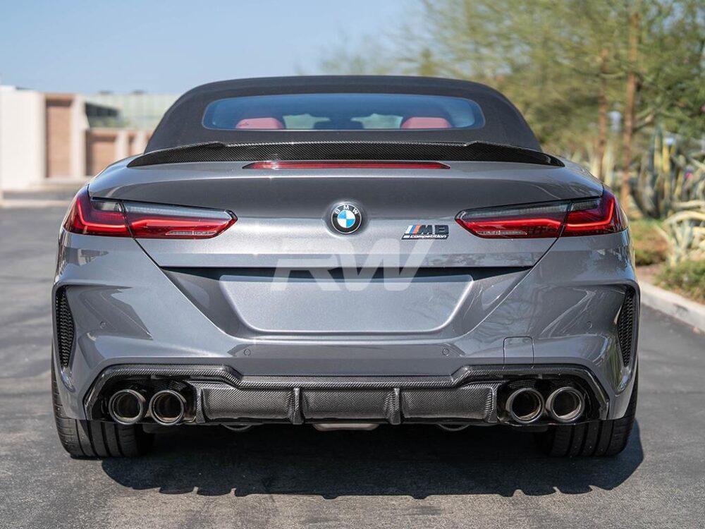 RW Carbon BMW F91 F92 F93 M8 Carbon Fiber DTM Diffuser - Image 15
