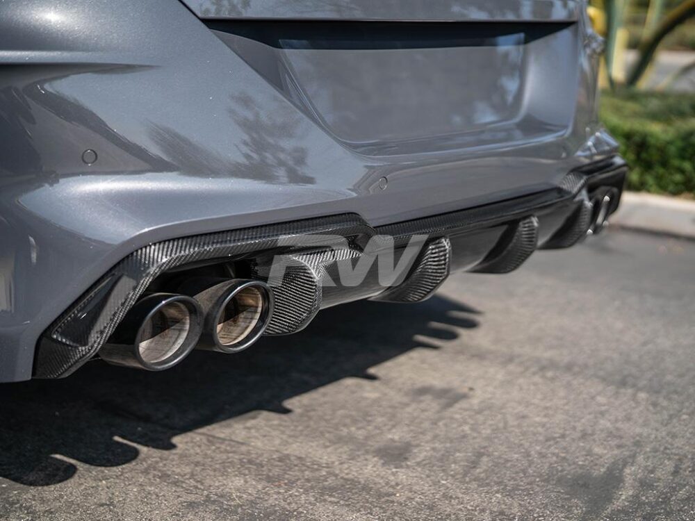 RW Carbon BMW F91 F92 F93 M8 Carbon Fiber DTM Diffuser - Image 11