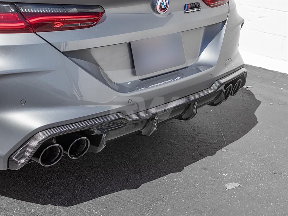 RW Carbon BMW F91 F92 F93 M8 Carbon Fiber DTM Diffuser - Image 10
