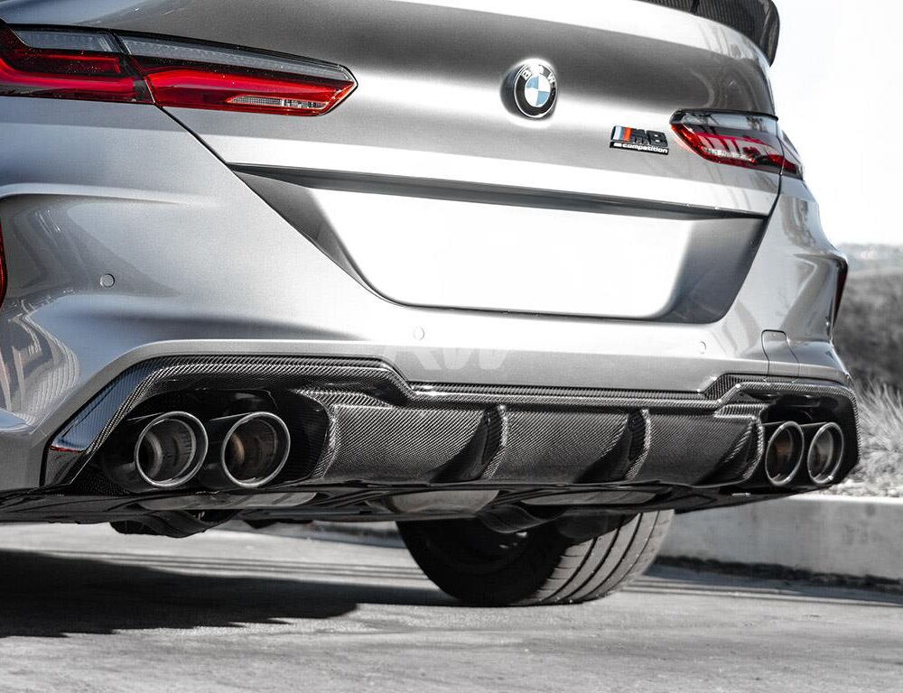 RW Carbon BMW F91 F92 F93 M8 Carbon Fiber DTM Diffuser