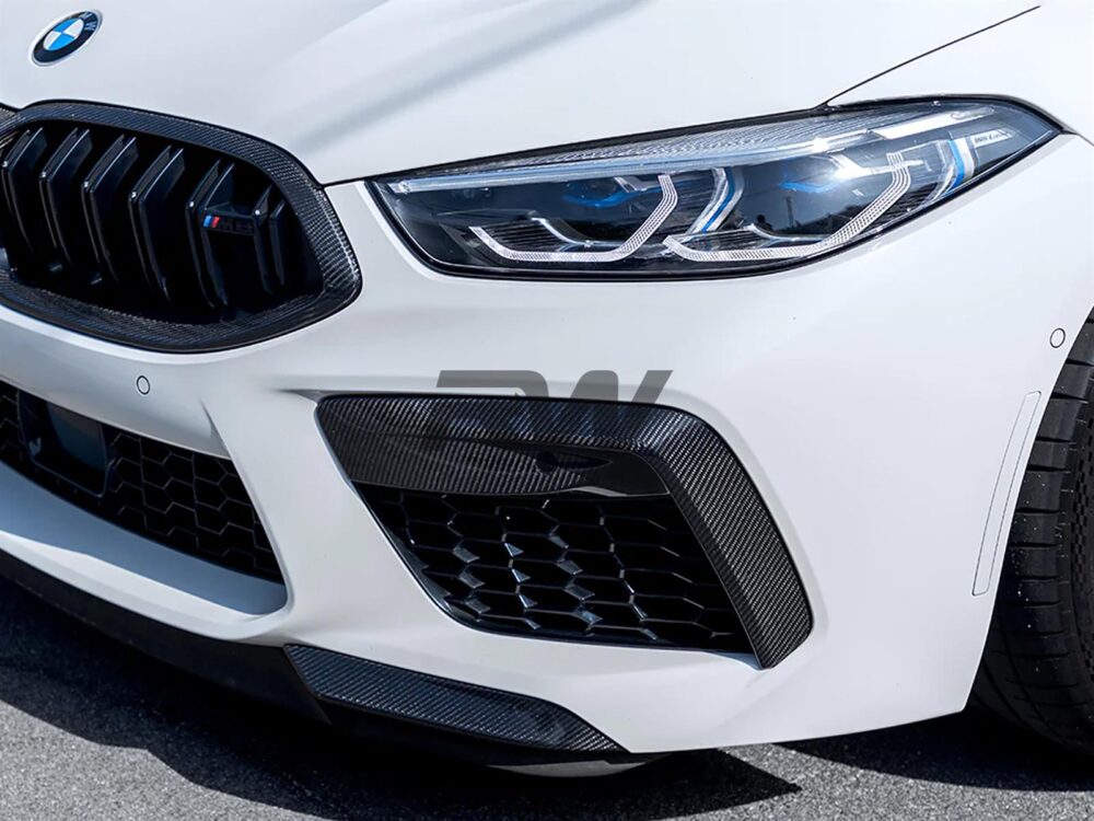 RW Carbon BMW F91 F92 F93 M8 Carbon Fiber Splitters - Image 5