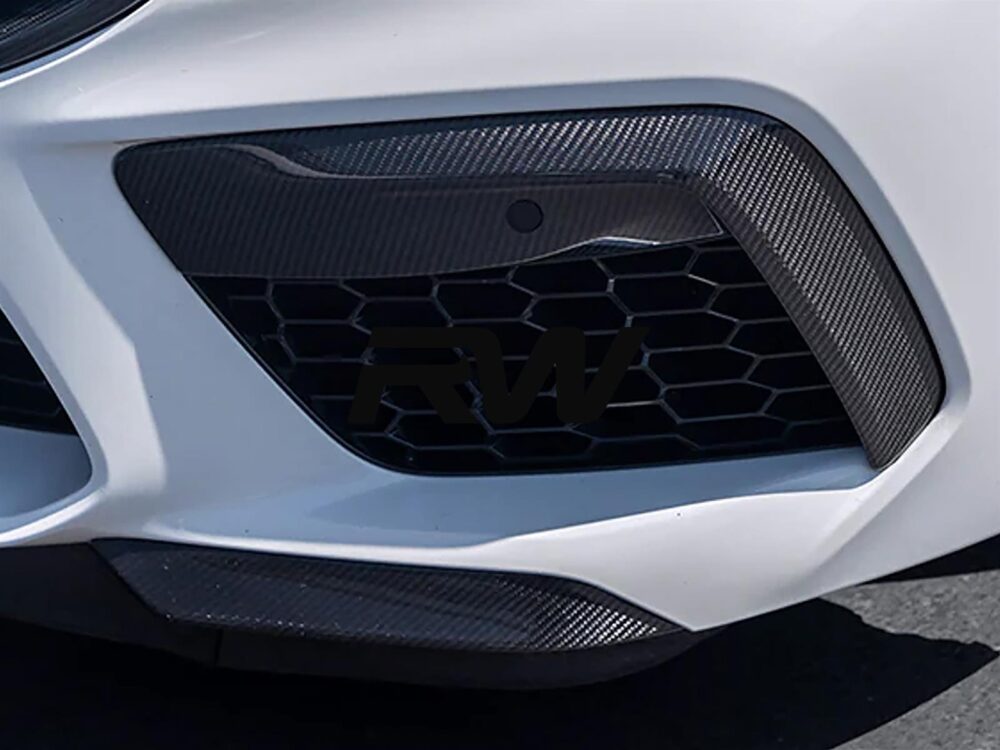 RW Carbon BMW F91 F92 F93 M8 Carbon Fiber Splitters - Image 4