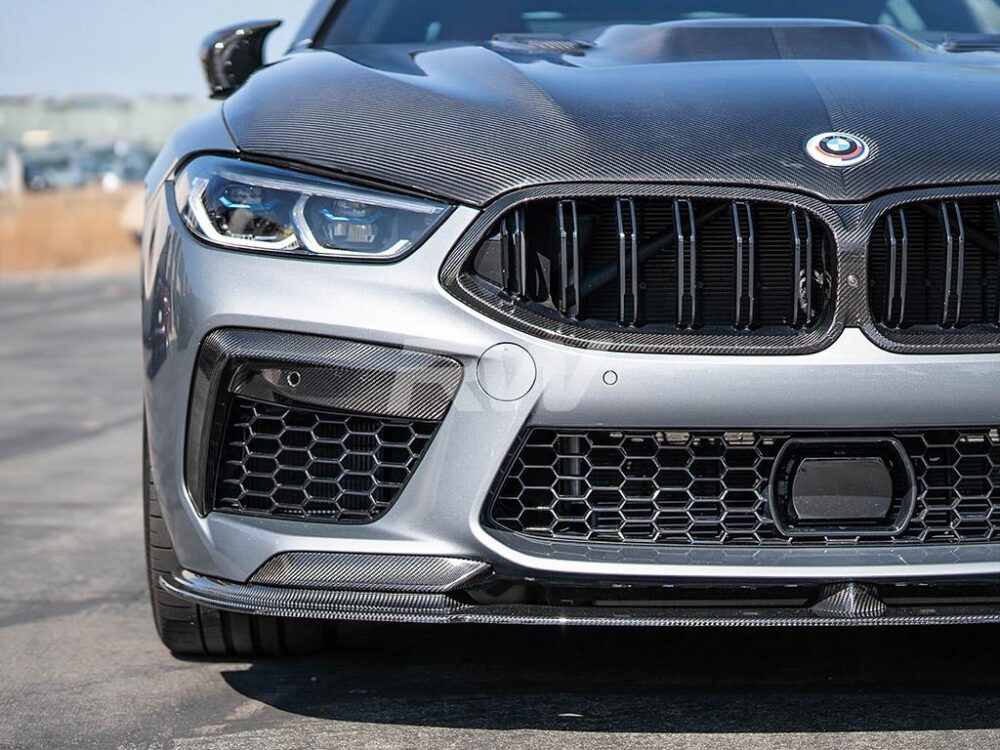 RW Carbon BMW F91 F92 F93 M8 DTM Carbon Fiber Front Lip - Image 12