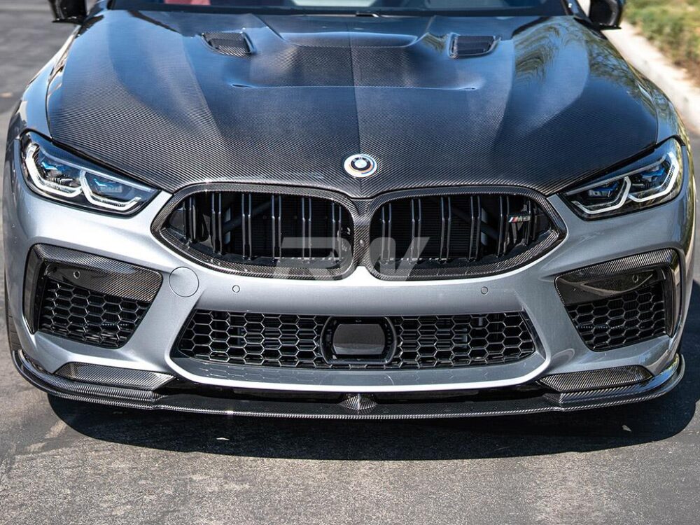 RW Carbon BMW F91 F92 F93 M8 DTM Carbon Fiber Front Lip - Image 13