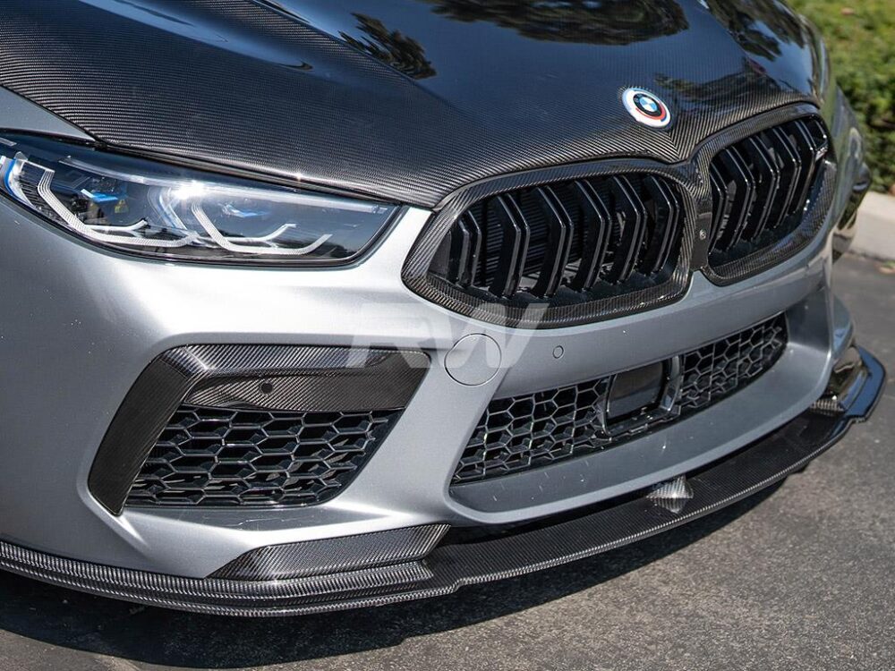 RW Carbon BMW F91 F92 F93 M8 DTM Carbon Fiber Front Lip - Image 14